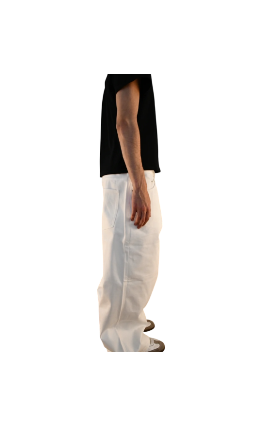 Vintage Selvedge White Jeans