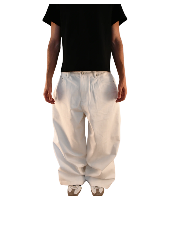 Vintage Selvedge White Jeans